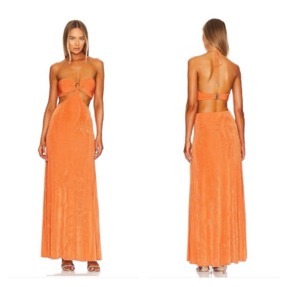 Significant Other Ivy Maxi Dress in Clay Orange Size 2